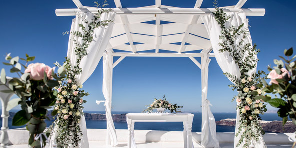 mariage-vu-mer-santorin mariage santorin